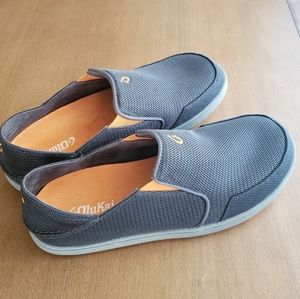 OluKai Nohea Mesh Men’s Slip On Shoes size 9